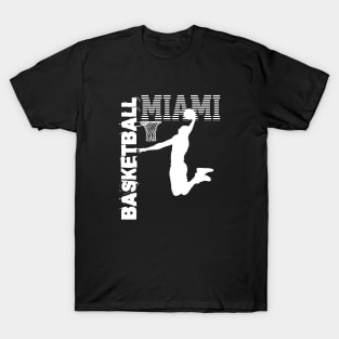 Miami Basketball Player Dunk Dunking T-Shirt and more T-Shirt